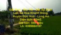 Đất Đẹp - Giá Tốt - Đất Ấp Bình Lợi, Xã Hoà Khánh Đông, Huyện Đức Hoà - Long An